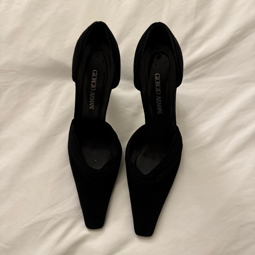 Giorgio Armani Women's Classic Black Heels